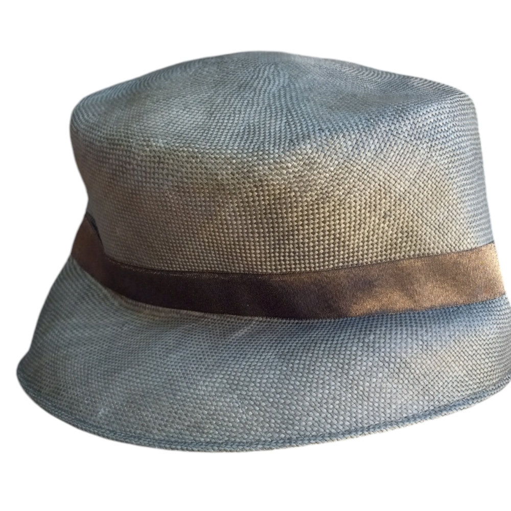 Louise Green Khaki straw Hat